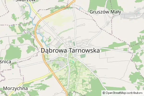 Mapa Dąbrowa Tarnowska