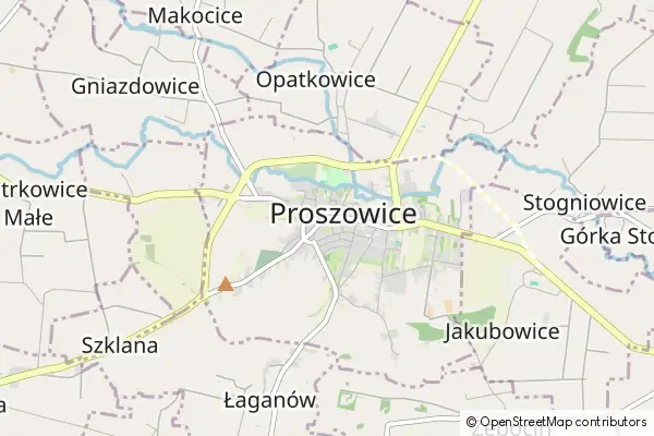 Mapa Proszowice