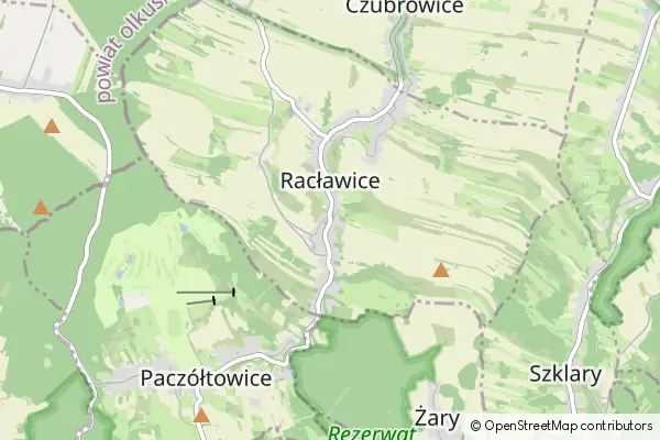 Mapa Racławice