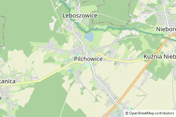 Mapa Pilchowice