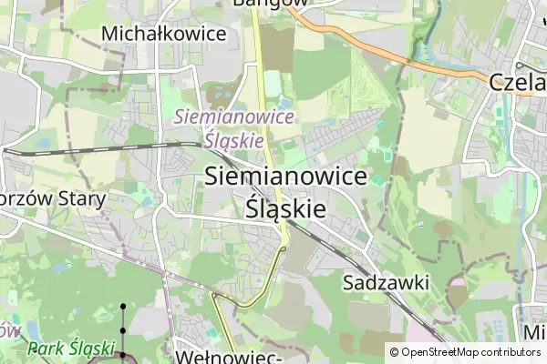 Mapa Siemianowice Śląskie