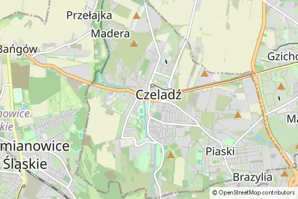 Mapa Czeladź