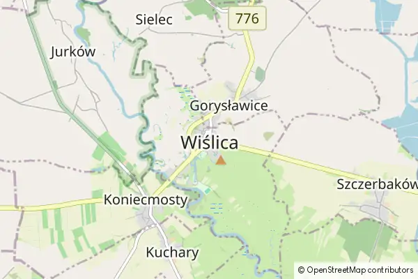 Mapa Wiślica