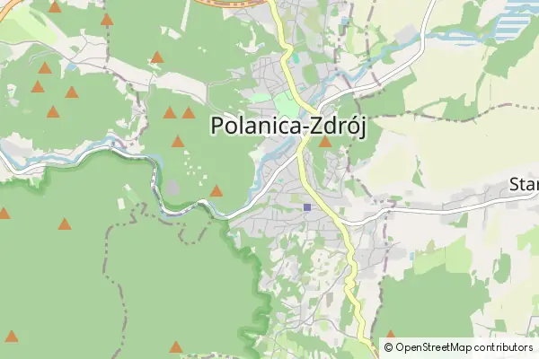 Mapa Polanica-Zdrój