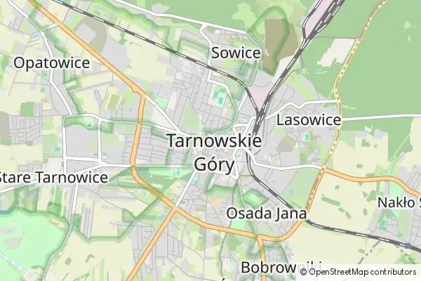 Mapa Tarnowskie Góry