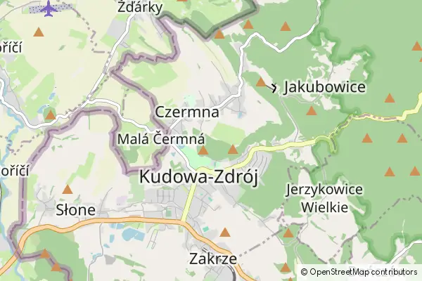 Mapa Kudowa-Zdrój