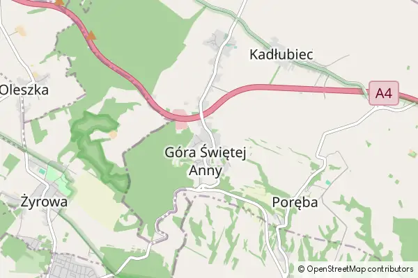 Mapa Góra Świętej Anny