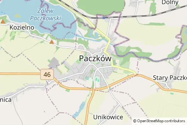 Mapa Paczków