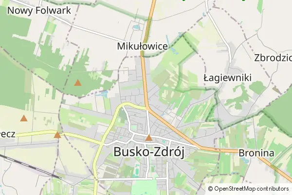 Mapa Busko-Zdrój