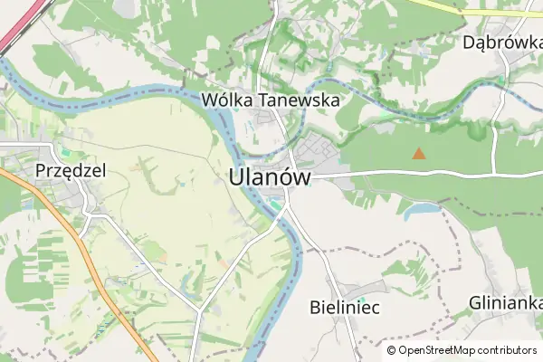 Mapa Ulanów