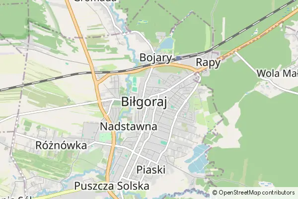 Mapa Biłgoraj