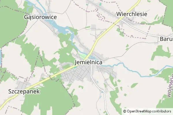 Mapa Jemielnica