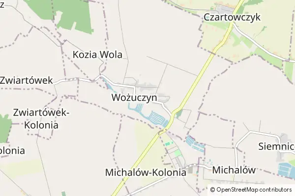 Mapa Wożuczyn