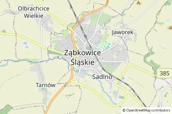 Mapa Ząbkowice Śląskie