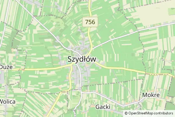 Mapa Szydłów