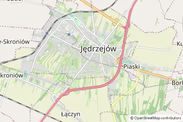 Mapa Jędrzejów