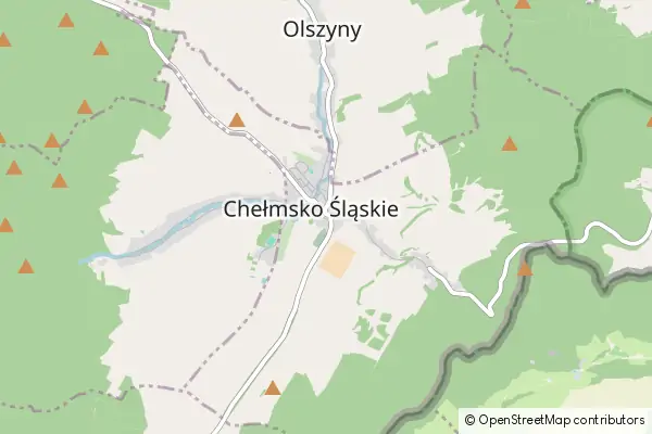 Mapa Chełmsko Śląskie