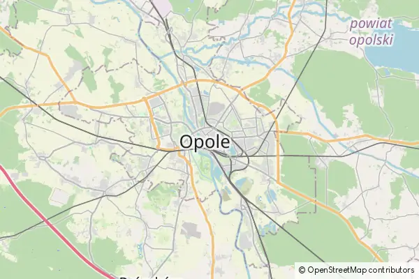 Mapa Opole