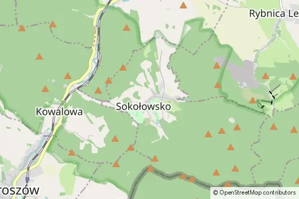 Mapa Sokołowsko