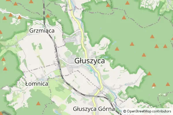 Mapa Głuszyca