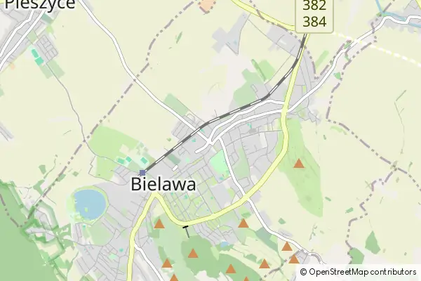 Mapa Bielawa