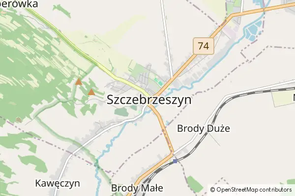 Mapa Szczebrzeszyn