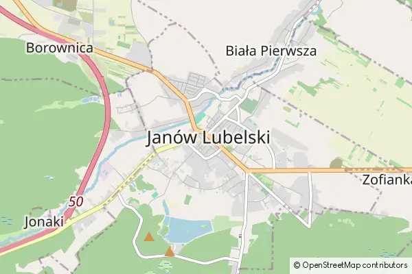 Mapa Janów Lubelski