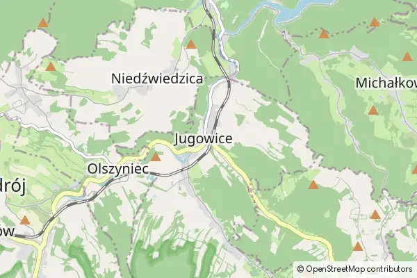 Mapa Jugowice