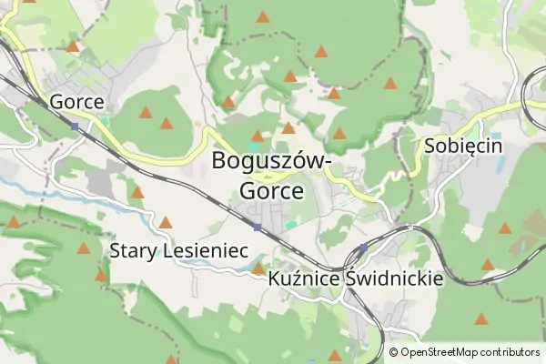 Mapa Boguszów-Gorce