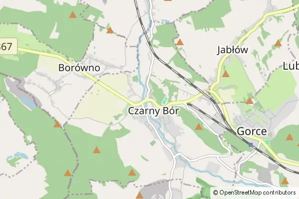 Mapa Czarny Bór