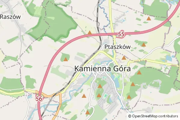 Mapa Kamienna Góra