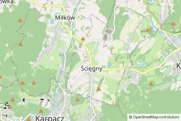 Mapa Ścięgny