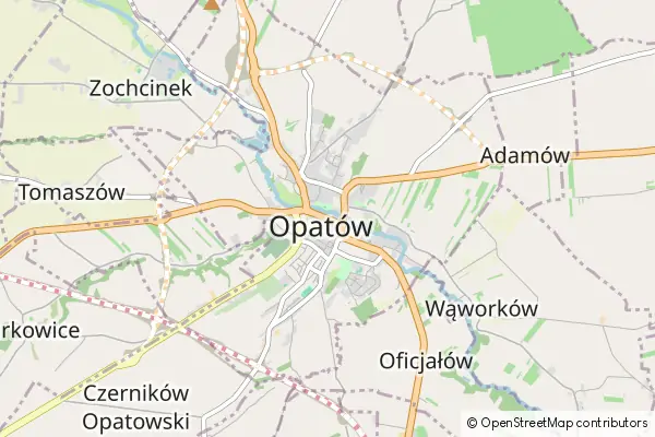 Mapa Opatów