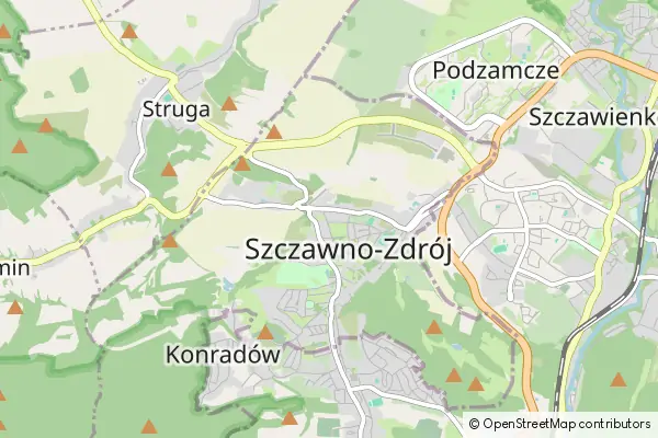 Mapa Szczawno-Zdrój