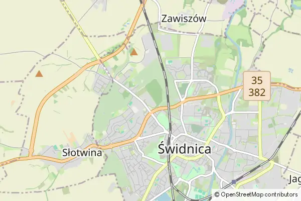 Mapa Świdnica