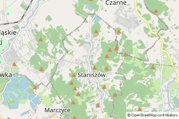 Mapa Staniszów