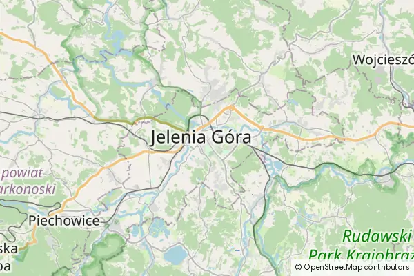 Mapa Jelenia Góra