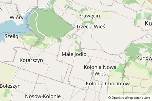 Mapa Małe Jodło