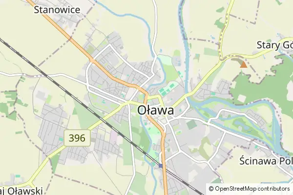 Mapa Oława