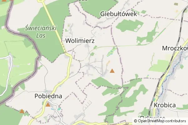 Mapa Wolimierz