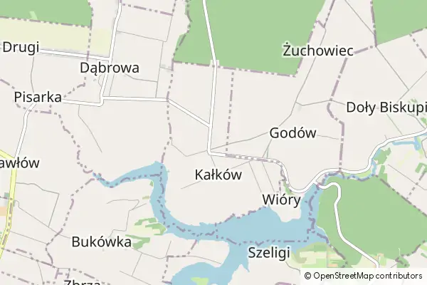 Mapa Kałków