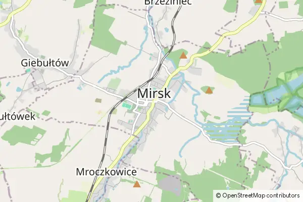 Mapa Mirsk