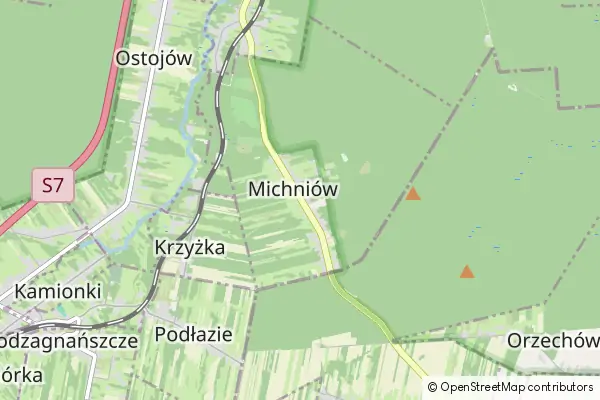 Mapa Michniów