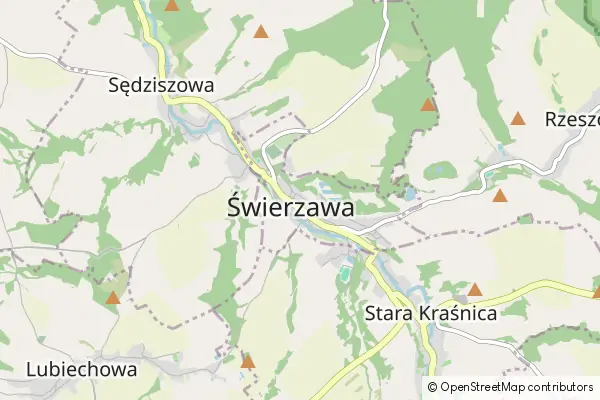 Mapa Świerzawa