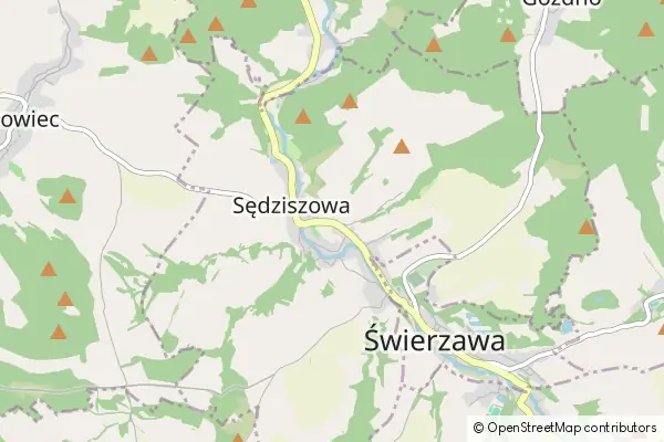 Mapa Sędziszowa