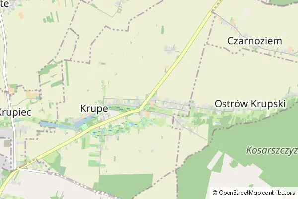 Mapa Krupe