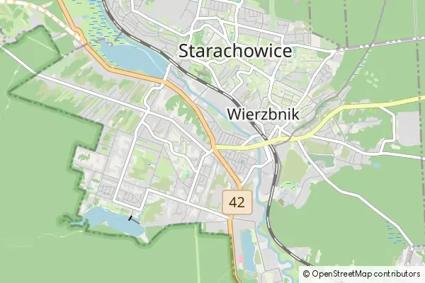 Mapa Starachowice