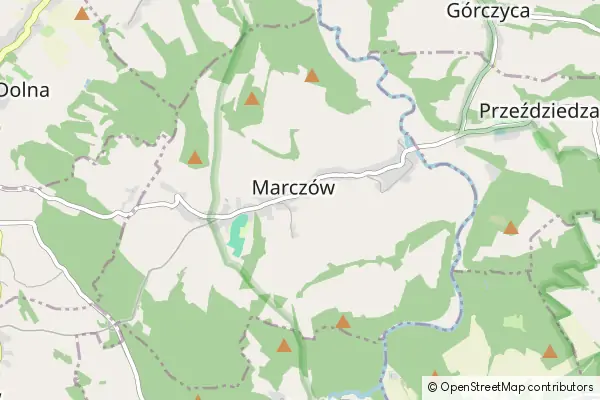 Mapa Marczów