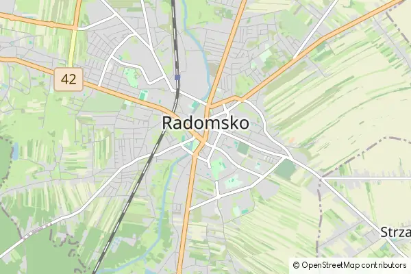 Mapa Radomsko