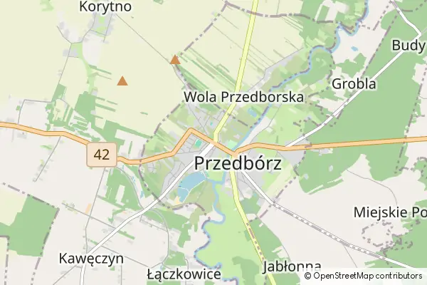 Mapa Przedbórz